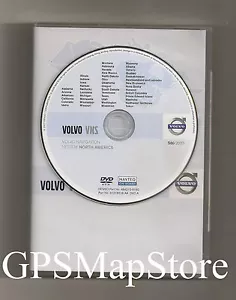2008 2009 Volvo S80 V70 XC70 VNS GPS Navigation DVD WEST Coast U.S & Canada Map - Picture 1 of 3