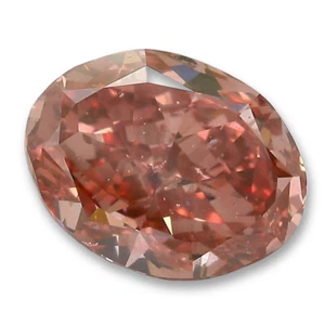 Rare Huge 4.00ct Natural Loose Fancy Deep Pink Orange Diamond GIA For Collectors - Picture 1 of 7