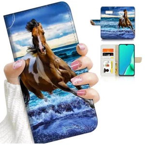 ( For Samsung S10e ) Wallet Flip Case Cover AJ24386 Sea Horse - Photo 1 sur 8