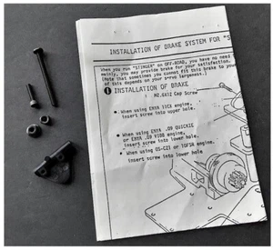 Vintage RC Car Buggy Kyosho Optional Stinger MK1 Brake Parts OEM NO 3D Repro New - Picture 1 of 3
