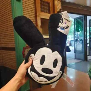 2023 Disney Parks 100 Ears Oswald The Lucky Rabbit Cushion Plush Pillow 16" New - Picture 1 of 2