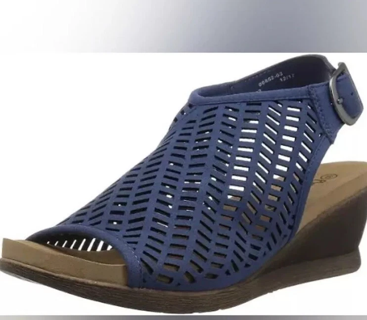 BearPaw Mujer Casual Cuña 2094w-ROXIE Azul EE. UU. 11W Etiquetas Nuevas  Foto 1 de 4