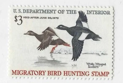 US 1969 DUCK STAMP SCOTT # RW 36 NEVER HINGED - Image 1 of 2