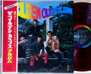 GOLDEN CUPS Vol.1 red LP w/OBI japan freakbeat psych speed glue shinki POKORA - Picture 1 of 5