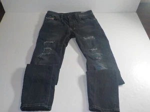 Diesel Jeans Boys Youth Kids Size 13 Larkee  TJ Regular Tapered Denim Distressed - Picture 1 of 14
