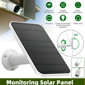6W Solar Panel for Eufycam Cam 2/2C/2C Pro/E/2 Pro Cam Weatherproof Wall Mount - Picture 1 of 14