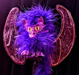 Purple Jr. Dragon with Wings Shoulder Puppet (40 inches) magnet included - Picture 1 of 5