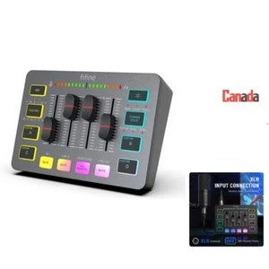 Mesmerizing RGB Gaming PC Audio Mixer - Stunning Versatile Streaming DJ Mixer - Picture 1 of 9