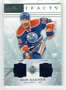14-15 UD Upper Deck Artifacts  Sam Gagner  /125  Dual Jerseys