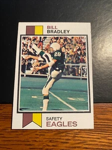 1973 TOPPS FOOTBALL #170 BILL BRADLEY! $1 SHIPPING! "A" - Picture 1 of 2