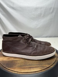 Frye Sneaker Men’s Size 13 Essex Chukka Dark Brown/White 3481238 - DBN - Picture 1 of 19