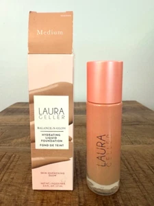 Base líquida hidratante Laura Geller Balance-n-Glow "Mediana" ¡NUEVA! 0,9 oz. - Imagen 1 de 1