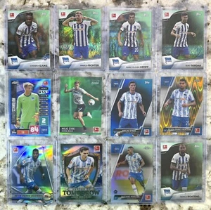 Soccer Card Lot (12) Hertha Berlin Topps Bundesliga Jade + Numbered Stark /99 - Picture 1 of 2