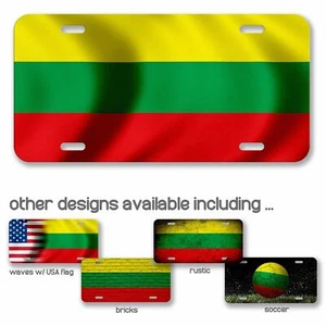 Placa de aluminio - bandera de Lituania (lituano) - muchas opciones - Imagen 1 de 10