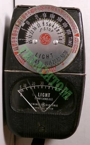 Medidor de exposición vintage General Electric tipo DW-68 - Imagen 1 de 2
