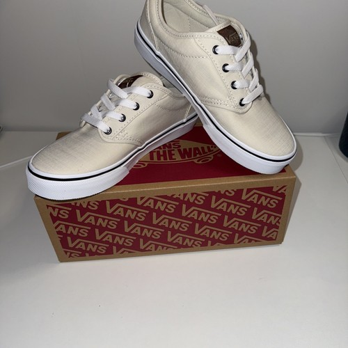 Scarpe da skateboard VANS Atwood tessuto tortora beige chiaro giovani 6 anni