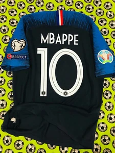 RARE Nike VAPORKNIT France Home Soccer Football Jersey 2018 2019 Kylian Mbappe M - Picture 1 of 6