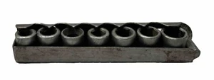Vintage Mini 7 Socket Set Wrench And Casing Portable Tool - Picture 1 of 5
