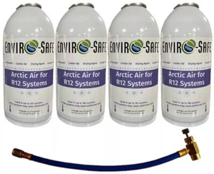Arctic Air for R12 w/Charging Hose (4 Can Kit) - Bild 1 von 4