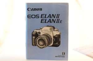 Canon EOS Elan II IIE 35mm PELÍCULA cámara instrucciones manual del propietario guía de colección - Imagen 1 de 3