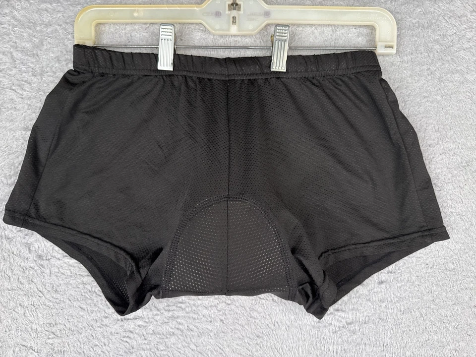 Pantalones Cortos de Ciclismo Mujer Extra Grandes Negro LINER Poliéster Mezcla Spandex GEL Acolchado Foto 1 de 4