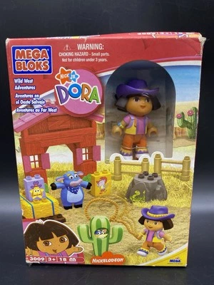 Mega Bloks 3009 Dora The Explorer Wild West Adventures - New - 18 PCS - Nick Jr. - Image 1 of 4