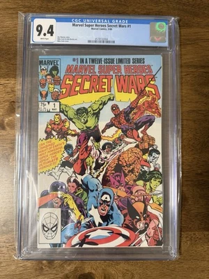 MARVEL SUPER-HEROES SECRET WARS #1 CGC 9.4 NM (MARVEL 1984) *KEY: 1ST BEYONDER* - Image 1 of 3