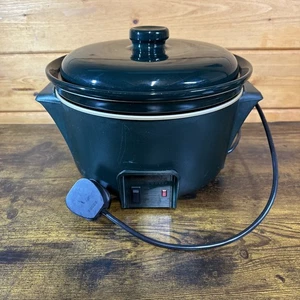 Vintage Russell Hobbs Auto Slow Cooker Green 3L Ceramic Pot & Lid - Picture 1 of 10