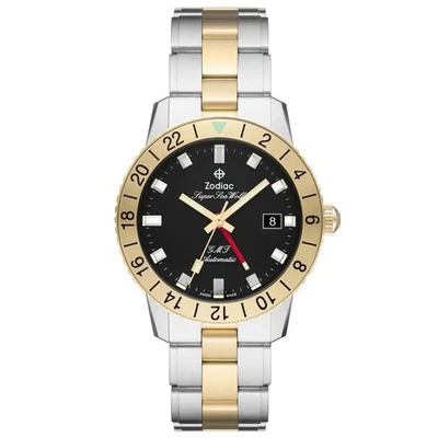 Zodiac Super Sea Wolf GMT 40mm Two-tone Stainless Steel Watch for Men (ZO9406) - Image 1 of 4