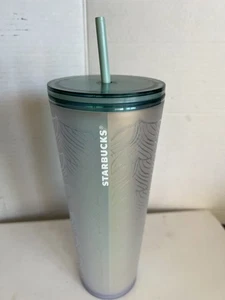 Starbucks Venti Tumbler 24 OZ LOGO Nautical Iridescent Whale Tail Anniversary 50 - Bild 1 von 18