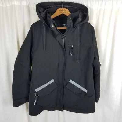 Chaqueta Parka Hurley Flurry Con Capucha Invierno Nieve Esquí Mujer M Resistente al Agua Viento Foto 1 de 4