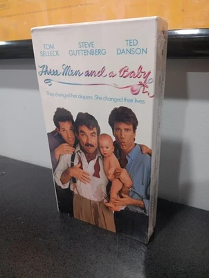 Three Men and a Baby VHS 1987 Movie Tom Selleck Ted Danson NEW FACTORY SEALED Foto 1 de 4