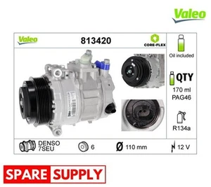 COMPRESSOR, AIR CONDITIONING FOR MERCEDES-BENZ VALEO 813420 - Picture 1 of 10