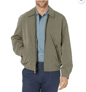 Chaqueta de golf London Fog microfibra oliva pequeña nueva con etiquetas - Imagen 1 de 6