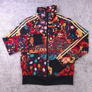 Adidas Jacket Womens Large Farm Maracatu Track Trefoil Firebird Originals AOP - Picture 1 of 13