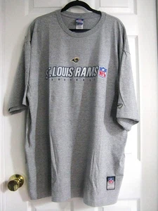 VTG NEW w/Tags St. Louis Rams On Field T-Shirt 2XL Reebok Official NFL - Picture 1 of 5