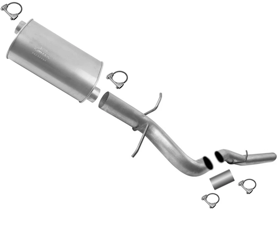 Tubo de escape silenciador de soldadura de alta resistencia para GMC Sierra 2500HD 3500HD 11-2017 6,0 L Foto 1 de 4