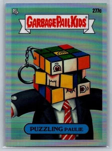Garbage Pail Kids Chrome 7 C-Name Refractor #277c Puzzling Paulie - Picture 1 of 2