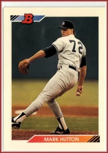 1992 Bowman #598 Mark Hutton RC Yankees - Picture 1 of 1