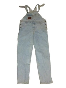 VINTAGE Original Union Bay 1990s Y2K Festival Denim Jean Overall Pants XL - Picture 1 of 13