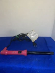 NuMe Hair Curling Wand 3/4”Barrel 45W Pink Swivel Cord Hair Styling Tool HB0258 - Picture 1 of 8