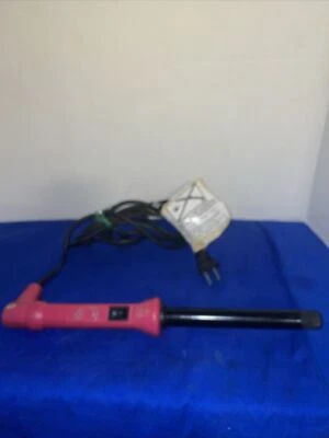 NuMe Hair Curling Wand 3/4”Barrel 45W Pink Swivel Cord Hair Styling Tool HB0258 - Image 1 of 4