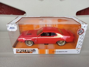 Jada Big Time Muscle 1:24 Scale 1972 PLYMOUTH GTX Diecast - Picture 1 of 3