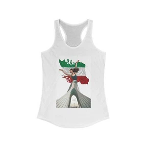 Women's Ideal Racerback Tank , Zan - Zendegi - Azadi (Women, Life ,Freedom)  - Bild 1 von 3