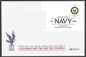 US 6004 Navy 250 Years Ceremony Program FDC 2025 - Picture 1 of 1