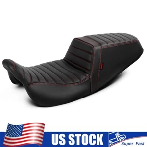 Asiento de pasajero delantero trasero de una pieza para modelos Harley Touring 2008-2024 EE. UU. - Imagen 1 de 8