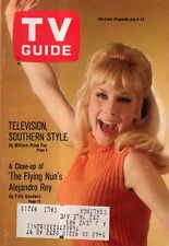 1968 TV Guide July 6 - Barbara Eden - I Dream of Jeannie; Alejandro Rey;J Carson