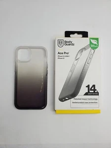 BodyGuardz - Funda Ace Pro Gravity para iPhone 14, iPhone 13 - Blanco/Blanco CAJA ABIERTA - Imagen 1 de 2