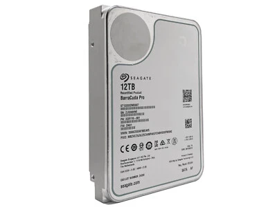 Seagate Barracuda Pro ST12000DM0007 12TB 7.2K SATA 6Gb/s 3.5 Internal Hard Drive - Image 1 of 4