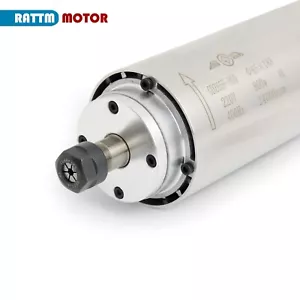 US SHIP】800W 220V Air Cooled CNC Spindle Motor ER11 65MM 24000RPM 4A 400HZ - Picture 1 of 8